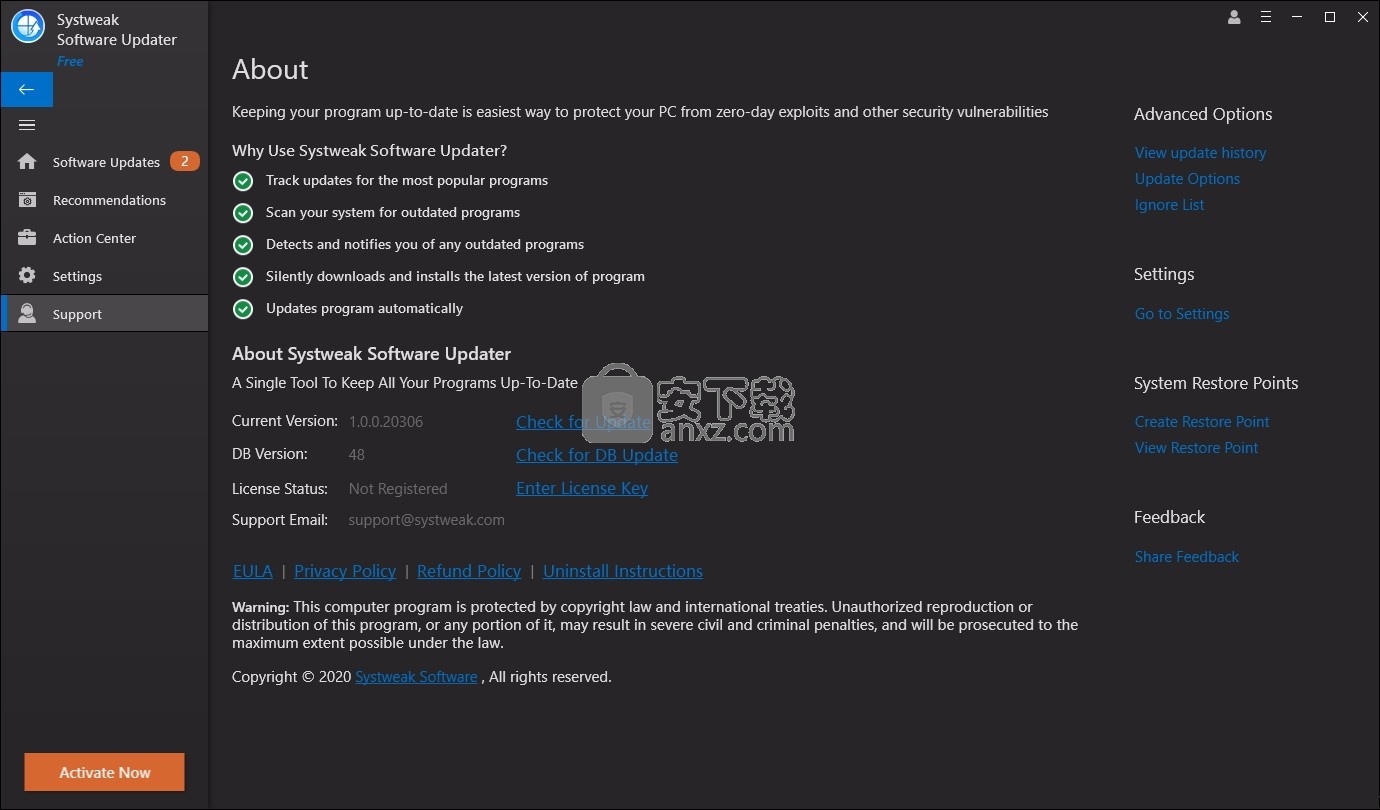 Systweak Software Updater(Systweak软件更新程序)