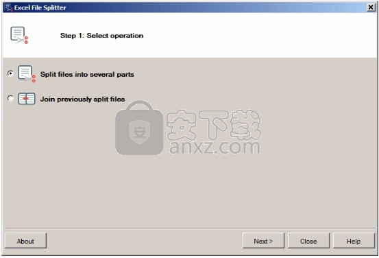 Excel File Splitter(Excel文件分割器)