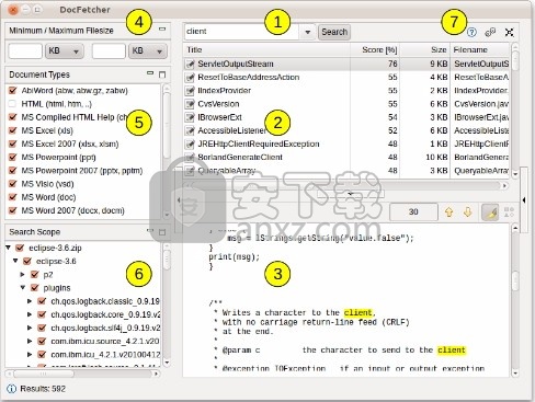 DocFetcher(文件关键词信息搜索工具)