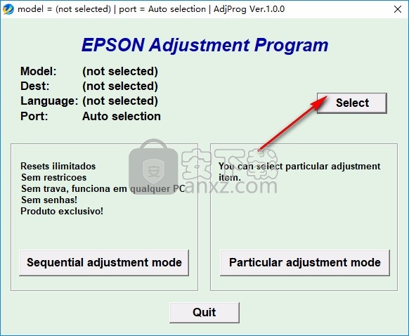 爱普生Epson L1300废墨清零软件