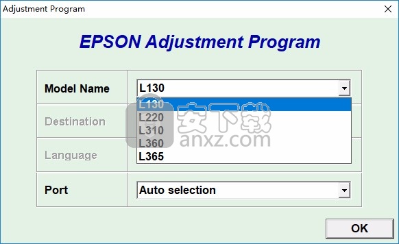 爱普生Epson L1300废墨清零软件