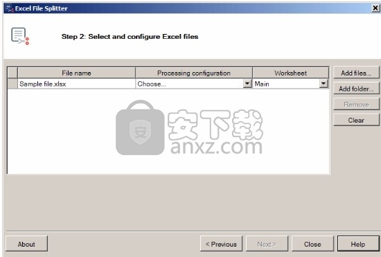 Excel File Splitter(Excel文件分割器)