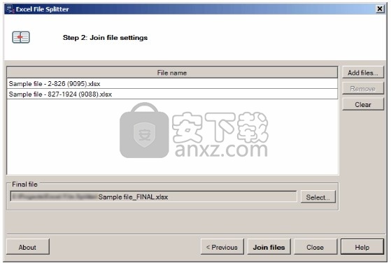 Excel File Splitter(Excel文件分割器)