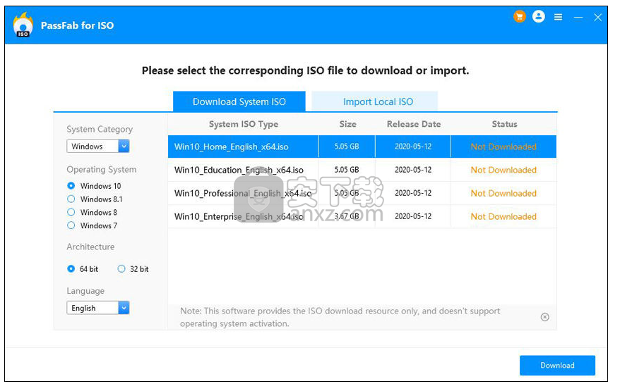 PassFab for ISO(Windows ISO刻录工具)