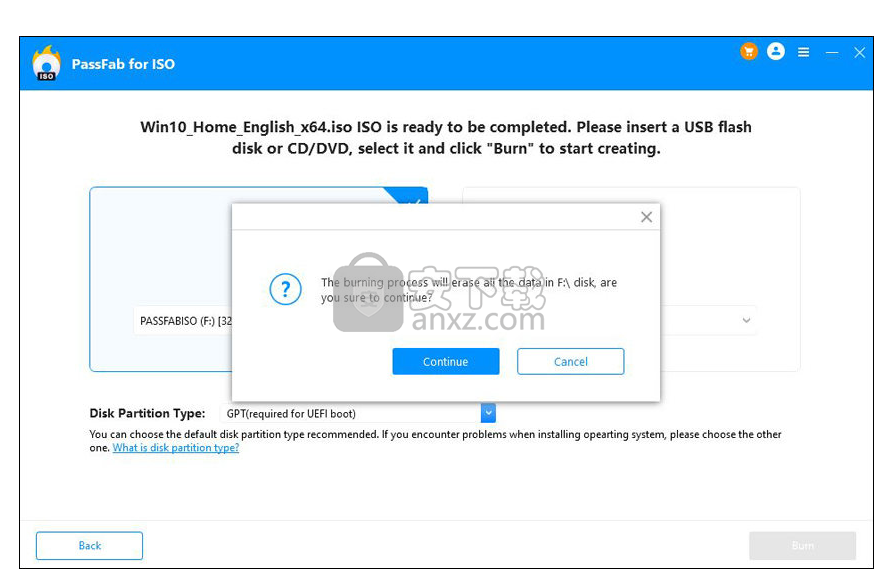 PassFab for ISO(Windows ISO刻录工具)