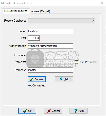 MsSqlToAccess(MsSql转Access工具)