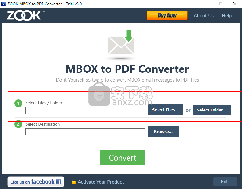 ZOOK Thunderbird to PDF Converter(Thunderbird转PDF转换器)