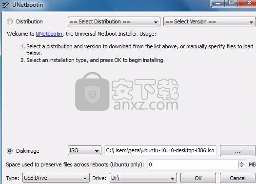 UNetbootin(多功能USB启动盘制作工具)