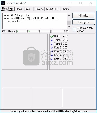 SpeedFan(电脑系统风扇监控工具)