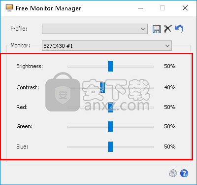 Free Monitor Manager(显示器管理软件)