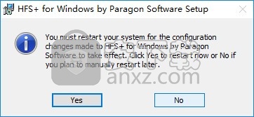 Paragon HFS + for Windows(Win10读取HFS+文件系统)