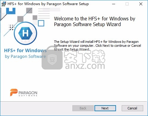 Paragon HFS + for Windows(Win10读取HFS+文件系统)