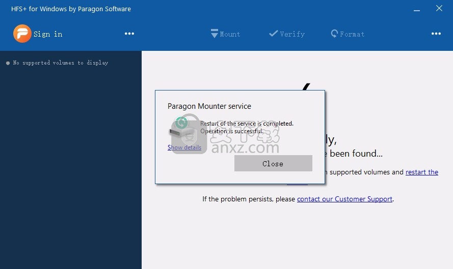 Paragon HFS + for Windows(Win10读取HFS+文件系统)