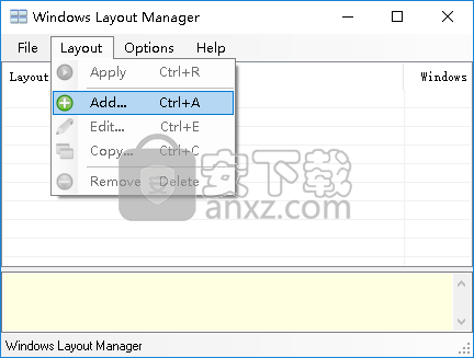 Windows Layout Manager(窗口布局保存工具)