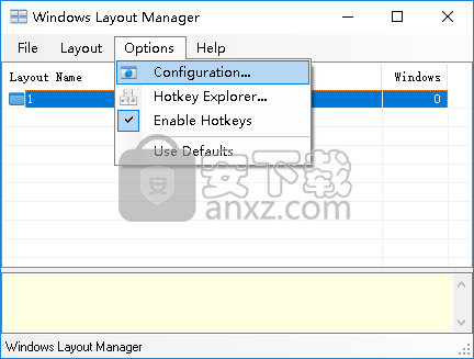 Windows Layout Manager(窗口布局保存工具)