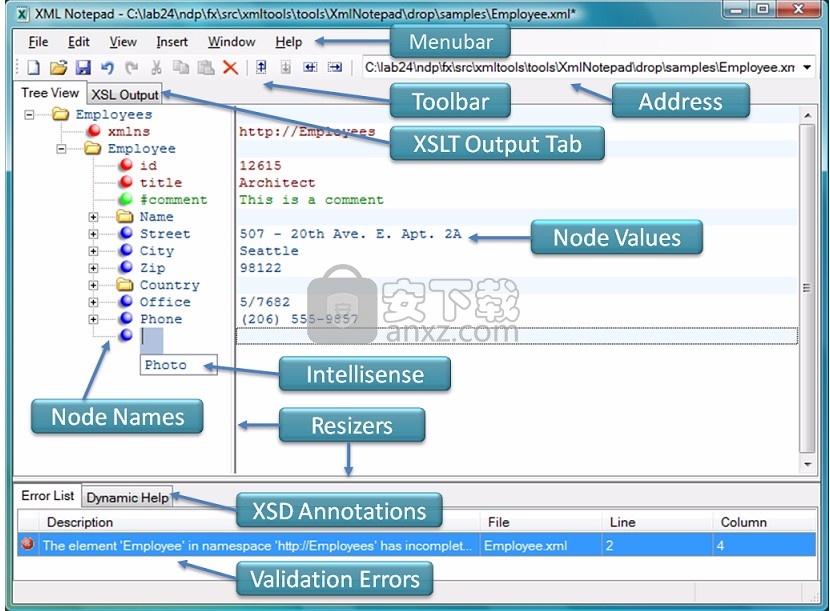 XMLNotepad(XML文本编辑器)