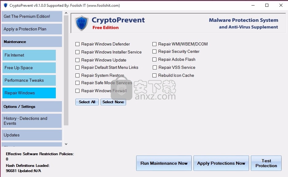 CryptoPrevent(病毒/恶意软件攻击防治工具)