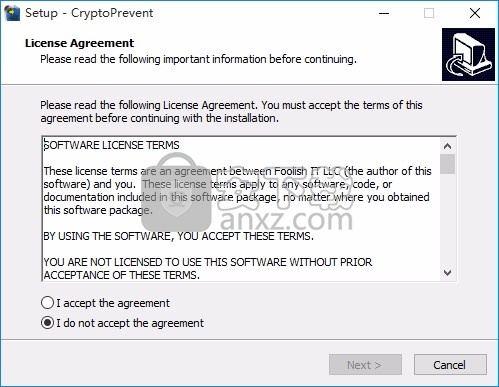 CryptoPrevent(病毒/恶意软件攻击防治工具)