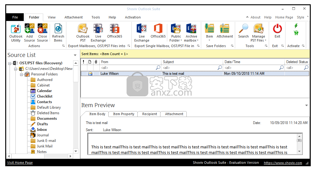 Shoviv Outlook Suite(PST文件处理软件)