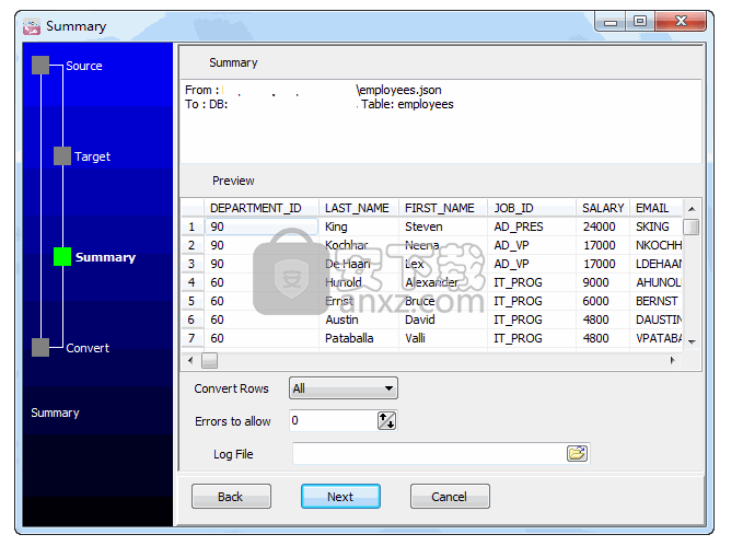 JsonToOracle(Json导入Oracle工具)