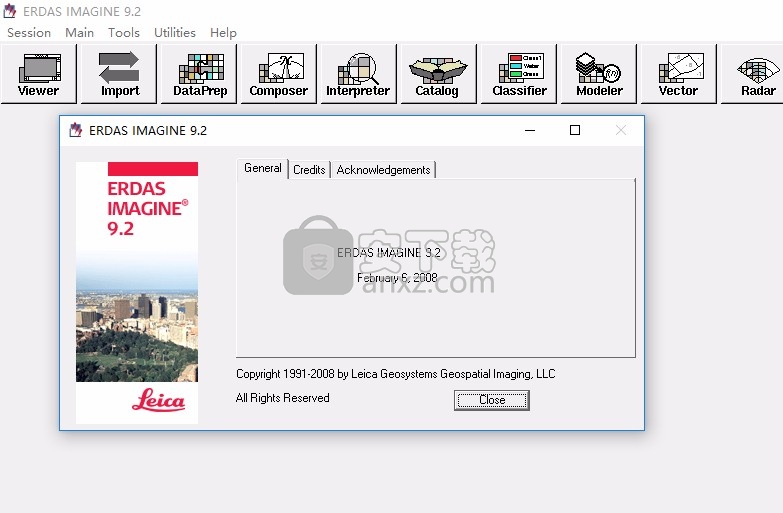 erdas 9.2(遥感图像处理软件)