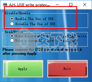 A.H.Secure USB(USB写入保护工具)