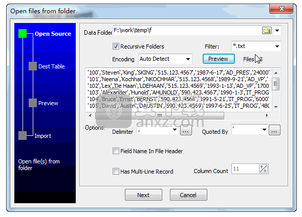 TxtToSqlite(txt导入Sqlite数据库工具)