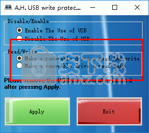 A.H.Secure USB(USB写入保护工具)