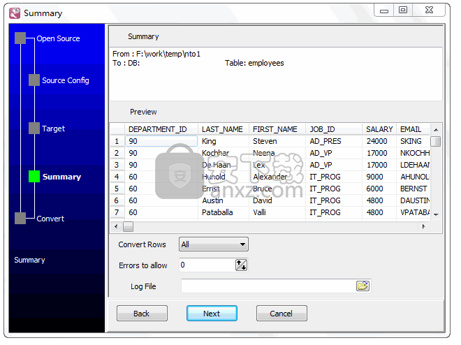 XlsToSqlite(Excel导入Sqlite数据库工具)