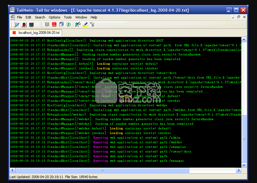 Tail4win(Windows tail工具)