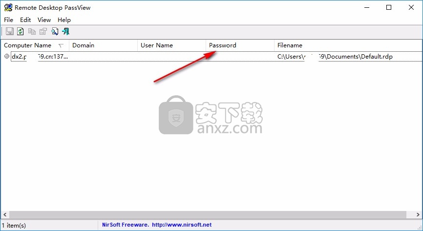 Remote Desktop PassView(远程桌面密码查看工具)
