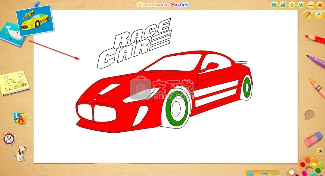 ArcSoft PhotoStudio Paint(儿童绘画软件)