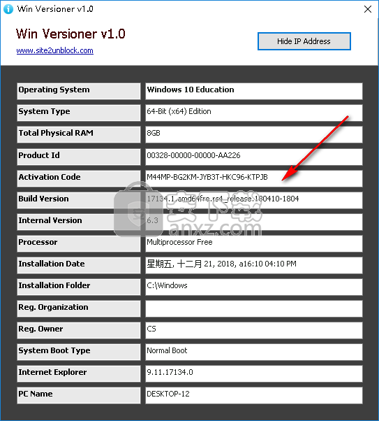 Win Versioner(系统信息检测工具)