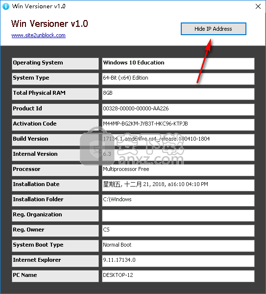 Win Versioner(系统信息检测工具)