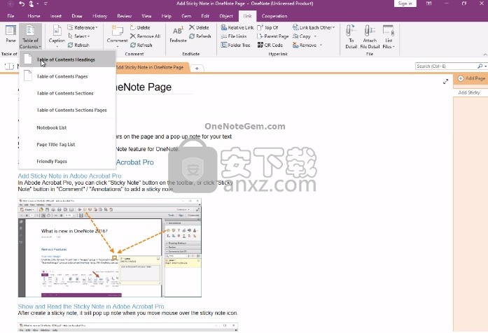 Gem for OneNote 2016(数字笔记珍宝)