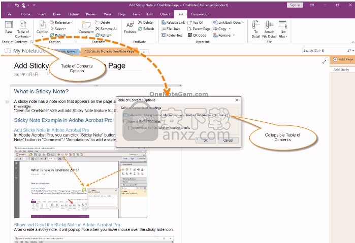 Gem for OneNote 2016(数字笔记珍宝)