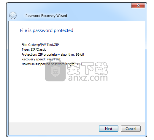 Accent ZIP Password Recovery(zip密码恢复工具)