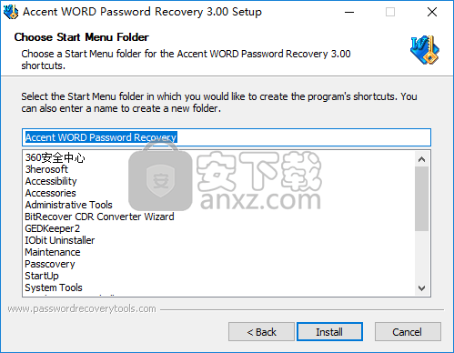 Accent Word Password Recovery(word密码恢复工具)