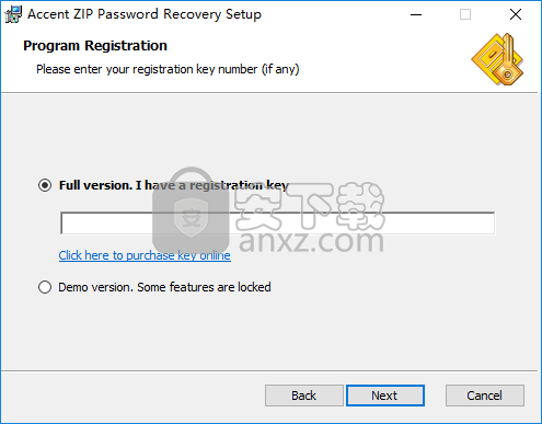 Accent ZIP Password Recovery(zip密码恢复工具)