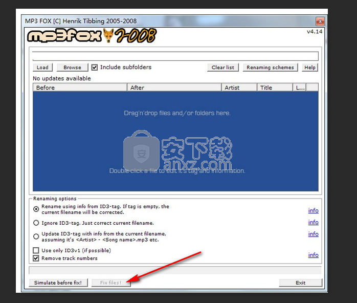MP3 Fox(MP3文件批量重命名工具)