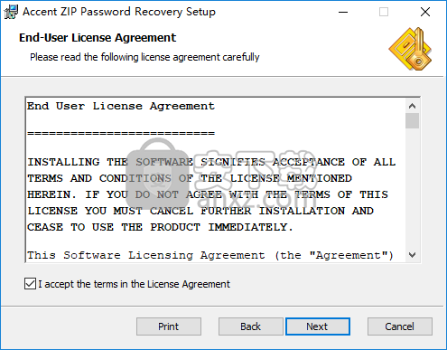 Accent ZIP Password Recovery(zip密码恢复工具)