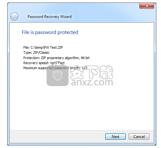 Accent ZIP Password Recovery(zip密码恢复工具)