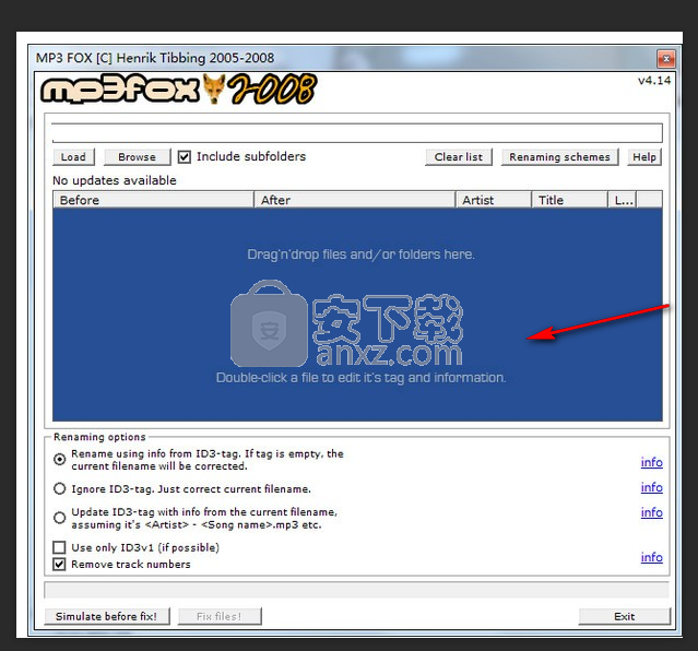 MP3 Fox(MP3文件批量重命名工具)