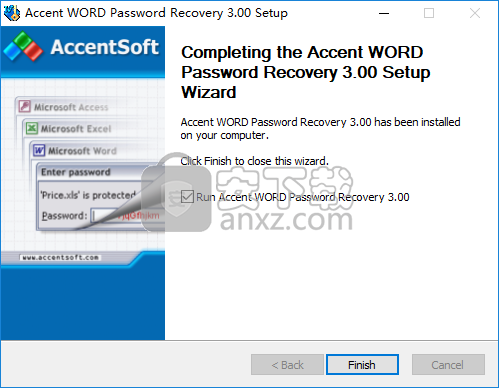 Accent Word Password Recovery(word密码恢复工具)