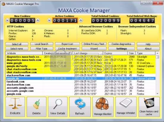 MAXA Cookie Manager(Cookie管理工具)