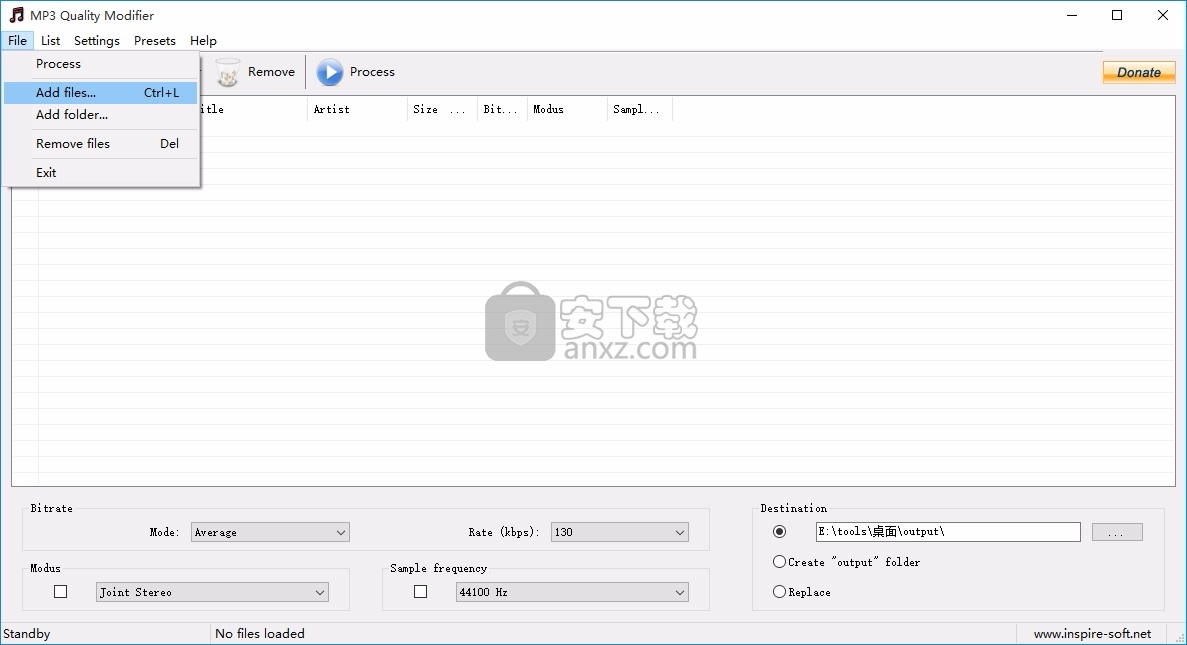 MP3 Quality Modifier(MP3文件质量修改工具)