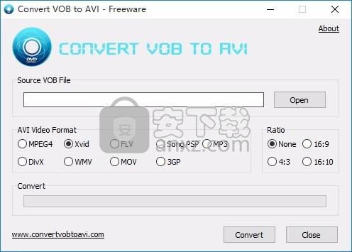 Convert VOB to AVI(多功能音频格式转换工具)