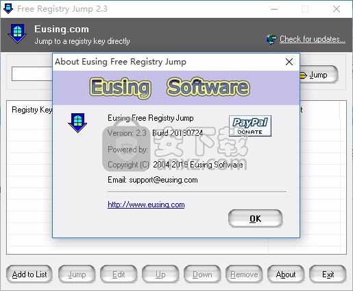 Free Registry Jump(多功能注册表信息跳转工具)