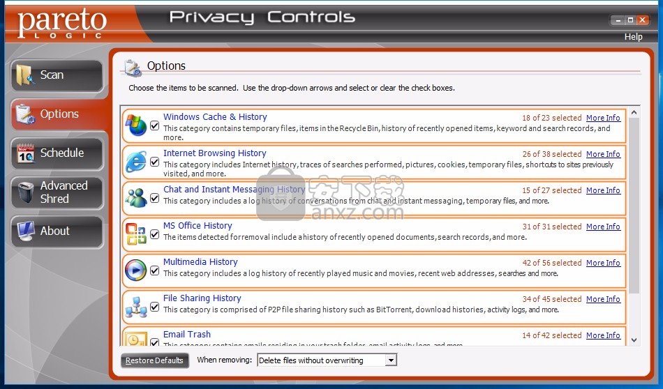 ParetoLogic Privacy(电脑缓存数据清理)