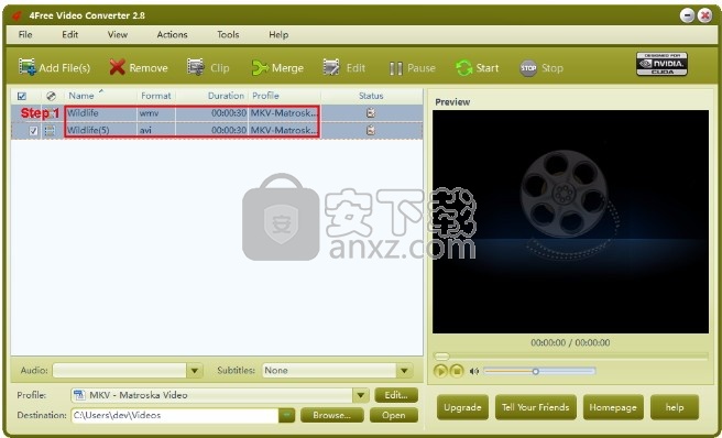 4Free Video Converter(视频转换与编辑工具)